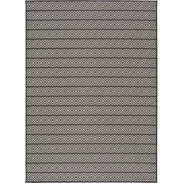 Tokio Stripe sötétszürke kültéri szőnyeg, 80 x 150 cm - Universal