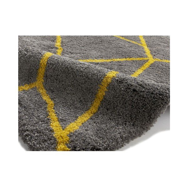 Royal Nomadic szürke-sárga szőnyeg, 120 x 170 cm - Think Rugs-image-2