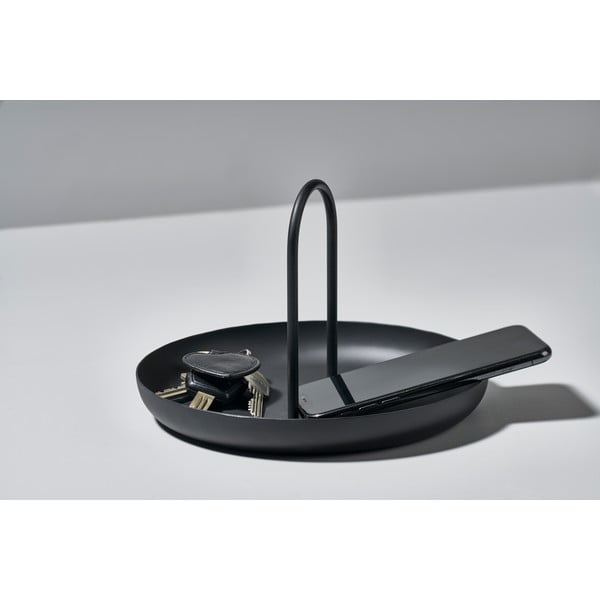 Singles világosszürke fémtálca, ø 20 cm - Zone-image-1