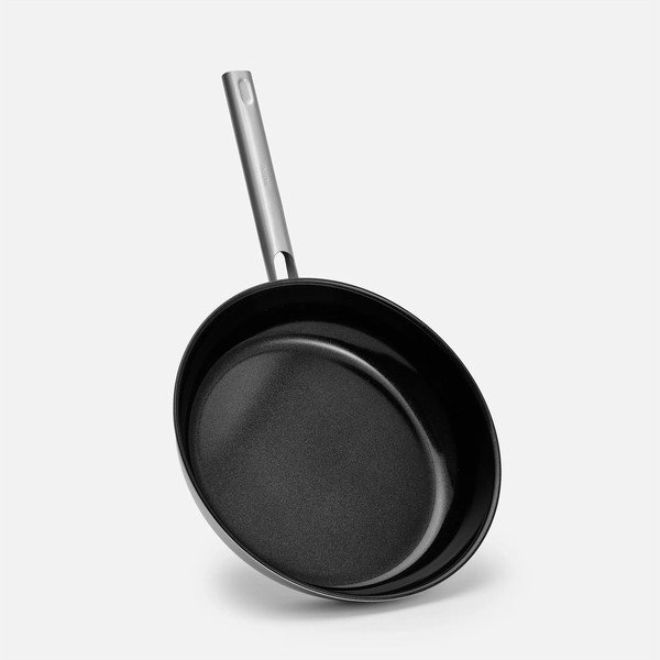 Rozsdamentes acél serpenyő tapadásmentes felülettel-kerámia felülettel ø 30 cm Lucca 4.0 – FABINI-image-1