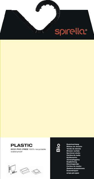 Zuhanyfüggöny 180x200 cm Bio – Spirella-image-2