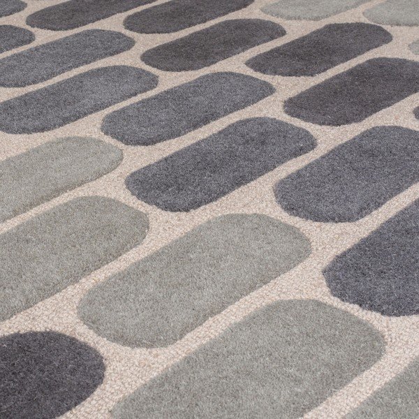 Fossil szürke gyapjú szőnyeg, 160 x 230 cm - Flair Rugs-image-2