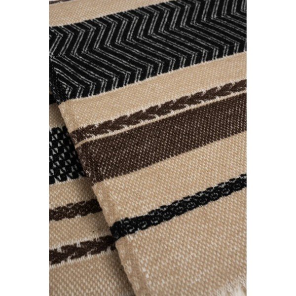 Barna pamutkeverék takaró 140x180 cm Luxor – Euromant-image-3