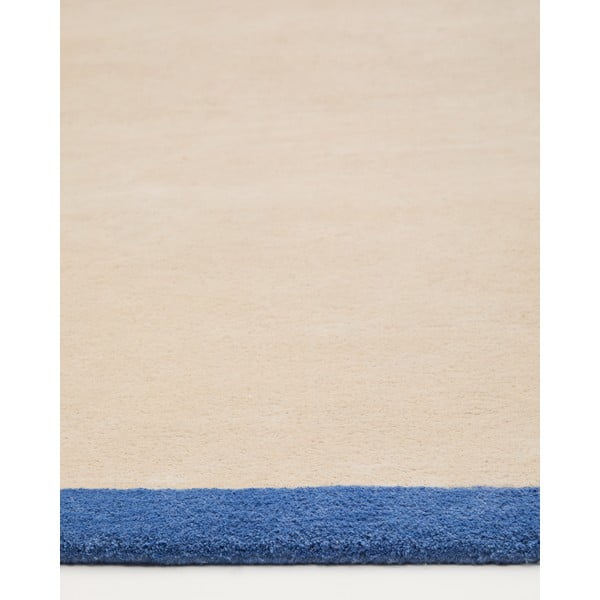 Kék-bézs pamut szőnyeg 90x150 cm Nalim – Kave Home-image-3