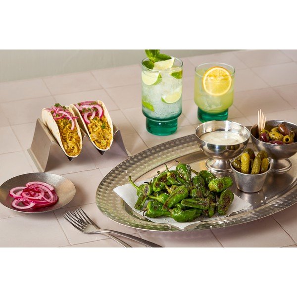 Ezüstszínű fém szervírozó tálka 110 ml Serve – BonBistro-image-3