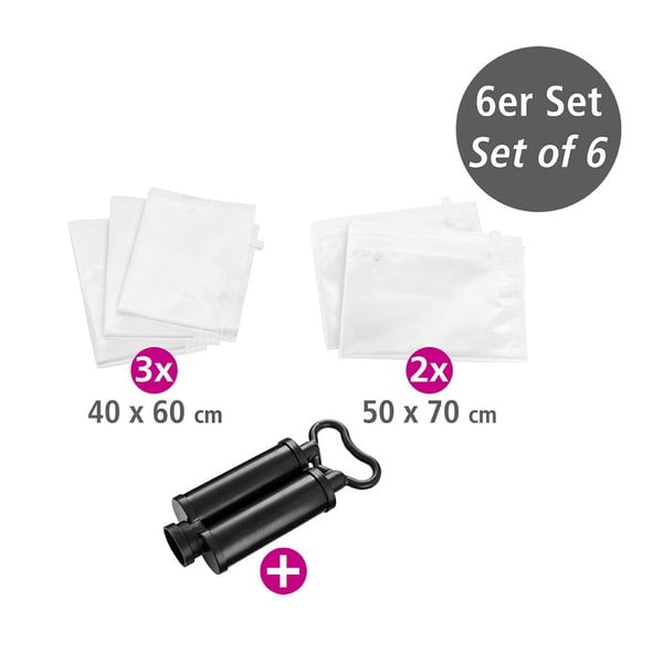 Vákuumos ruhatároló zsák, 5 darab - Wenko-image-1