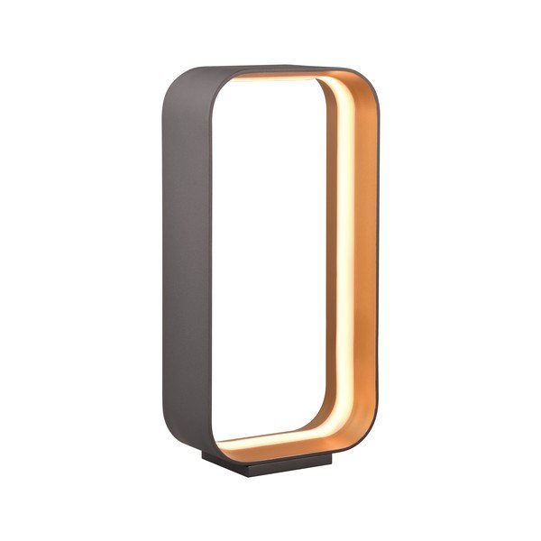 Fekete LED asztali lámpa hangvezérléssel-mobil alkalmazás vezérléssel, fém búrával (magasság 41 cm) Cizione – CINQUE-image-2