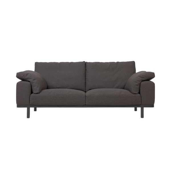 Noa antracitszürke kanapé párnákkal - Kave Home-image-2