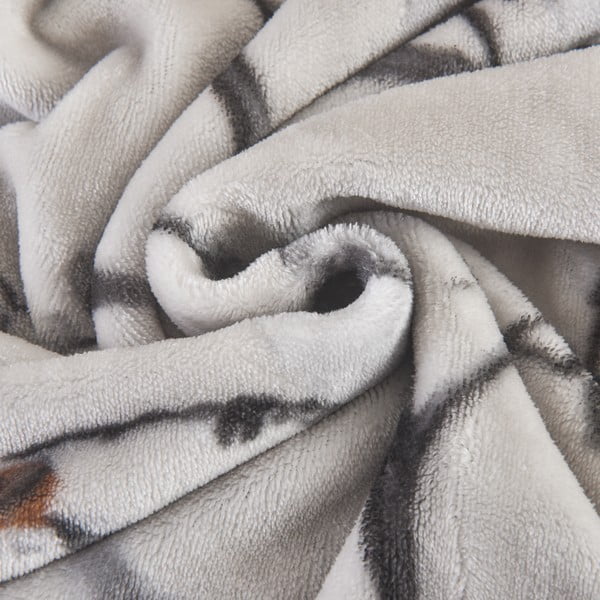 Szürke egyszemélyes mikroplüss ágyneműhuzat 140x200 cm Ronja – My House-image-4