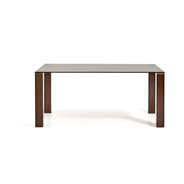 Üveg étkezőasztal 90x160 cm Adularia – Kave Home-image-2