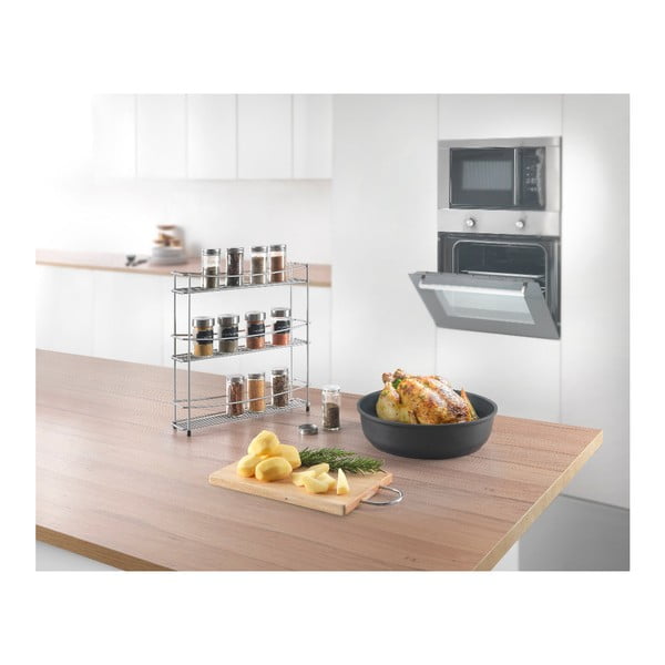 Kumino háromszintes fűszertartó polc - Metaltex-image-1