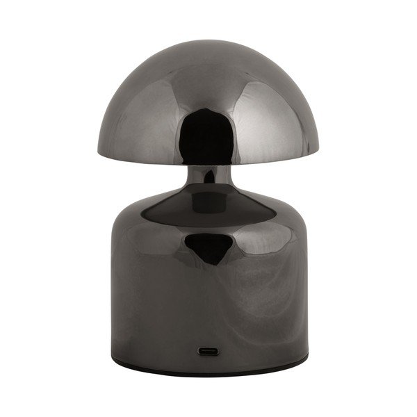 Fekete LED asztali lámpa fém búrával (magasság 14 cm) Impetu – Leitmotiv-image-3