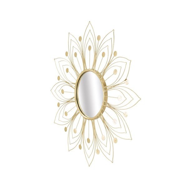Glam arany színű falitükör, ⌀ 80 cm - Mauro Ferretti-image-3