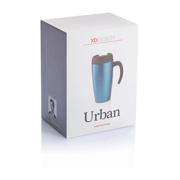 Urban kék hőtartó bögre, 400 ml - XD Design-image-1