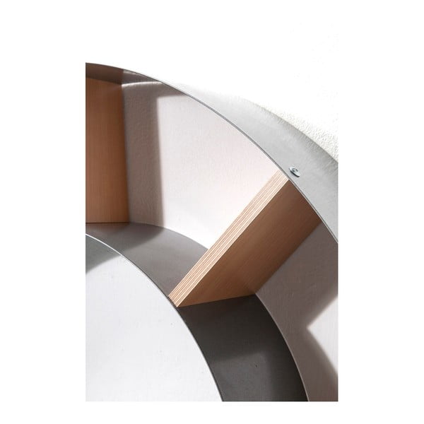 Snail szürke fali könyvespolc - Kare Design-image-1