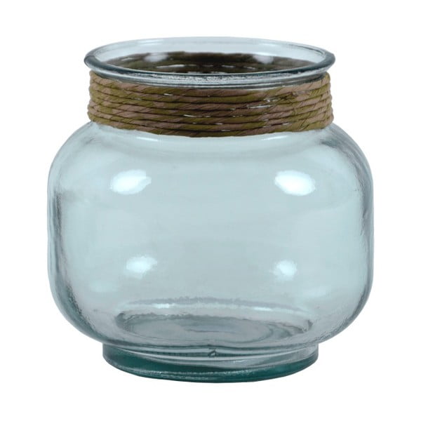Hurricane váza újrahasznosított üvegből, magasság 18 cm - Ego Dekor
