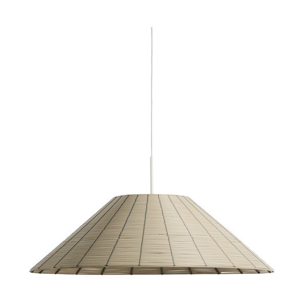 Bézs műrattan lámpabúra ø 70 cm Saranella – Kave Home