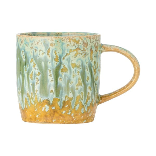 Sárga-világoszöld kőedény csésze 400 ml Milani – Bloomingville