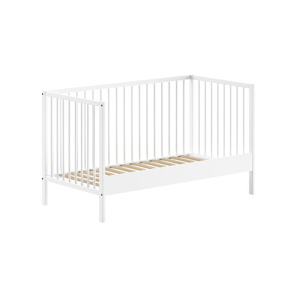 Fehér borovi fenyő babaágy 70x140 cm DINO – Vipack-image-2