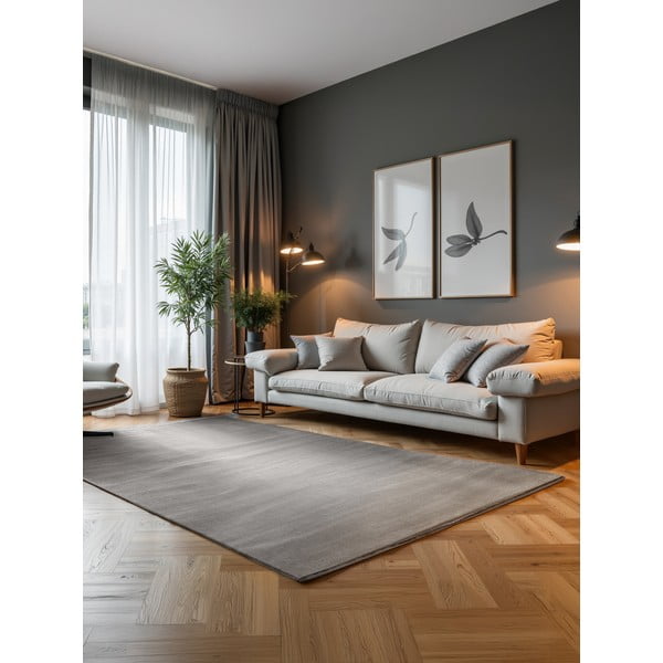 Szürke-krémszínű szőnyeg 200x280 cm Perles Dolomite – Elle Decoration-image-1