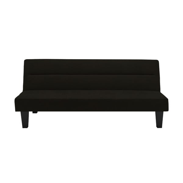 Fekete kinyitható kanapé 175 cm Kebo - Støraa