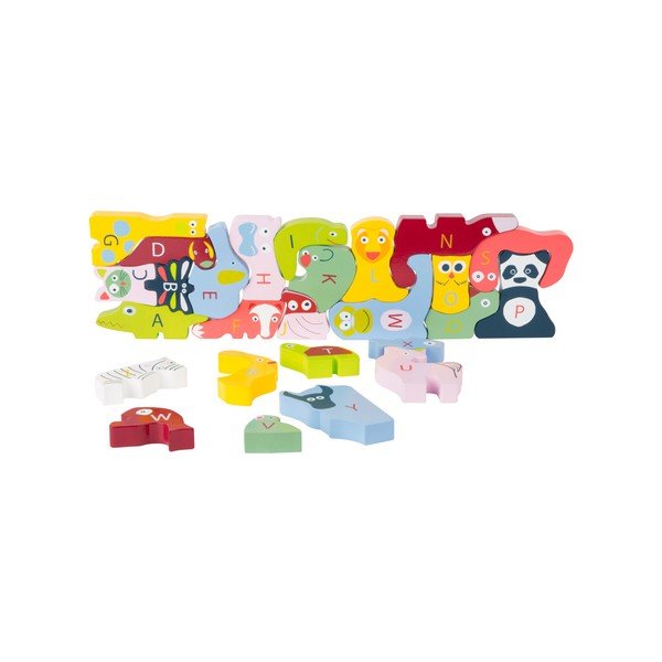 ABC puzzle fából - Legler-image-3