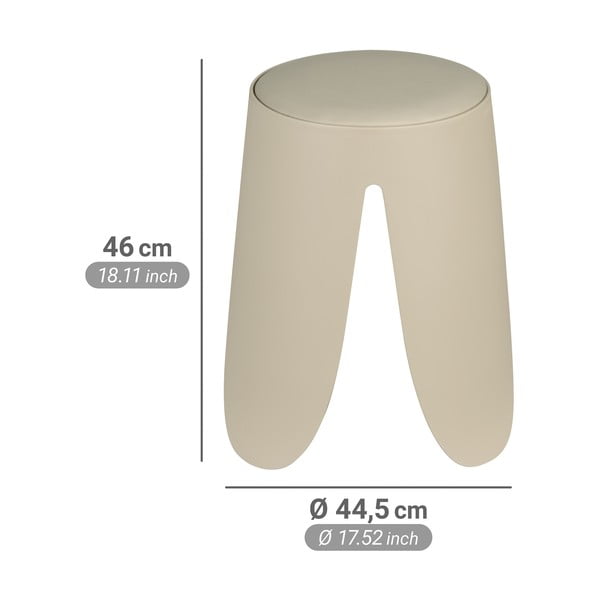 Bézs műanyag rakásolható ülőke Comiso – Wenko-image-4