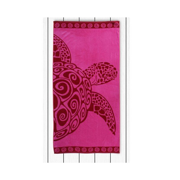 Pink Turtle fürdőlepedő, 90 x 180 cm - DecoKing-image-1