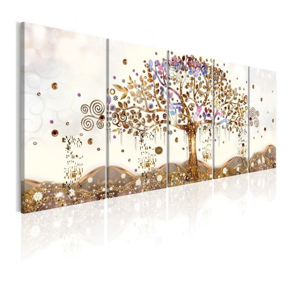 Dazzling Tree vászonkép, 200 x 80 cm - Artgeist