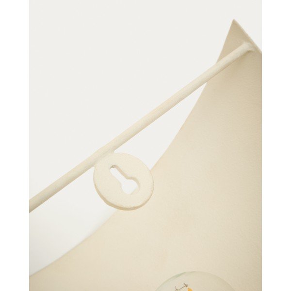 Fehér konnektorhoz csatlakoztatható fali lámpa Nibla – Kave Home-image-3