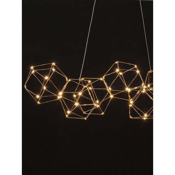 Aranyszínű alumínium LED függőlámpa Nebula – Nova Luce-image-3