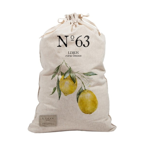 Bag Lemons szövet szennyestartó zsák, magasság 75 cm - Linen