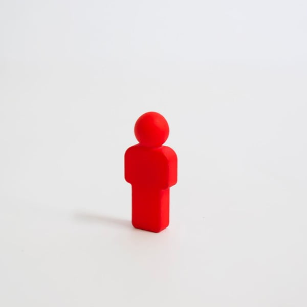 Pinman piros, mágneses, figura alakú jelölő - Palomar