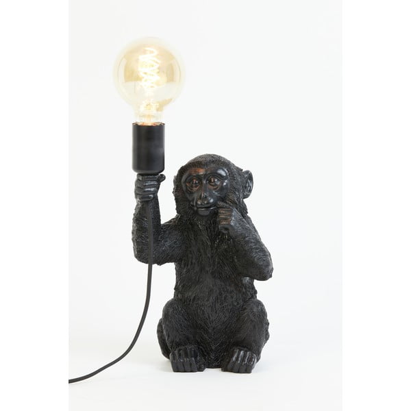Fekete asztali lámpa (magasság 34 cm) Monkey – Light & Living-image-4