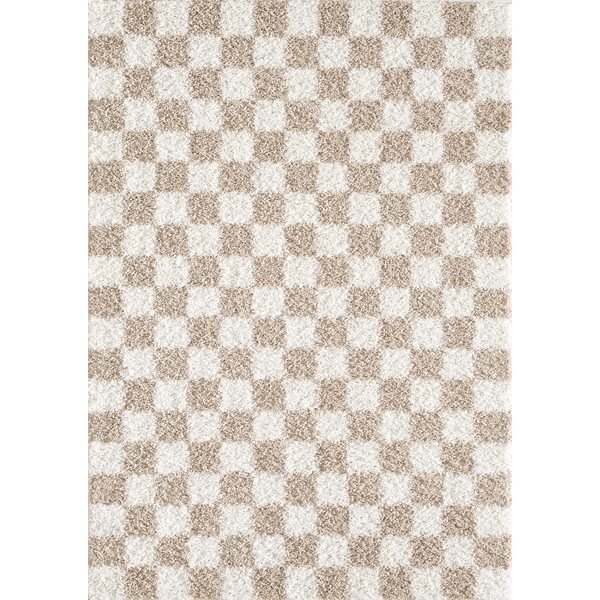 Bézs-krémszínű szőnyeg 120x170 cm Grida – ESTE