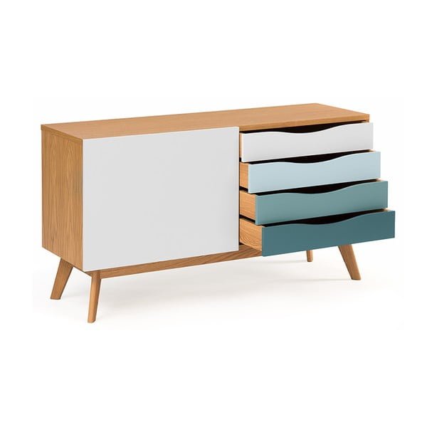 Avon komód kék fiókokkal - Woodman-image-3