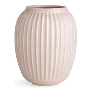 Hammershoi világos rózsaszín agyagkerámia váza, magasság 20 cm - Kähler Design