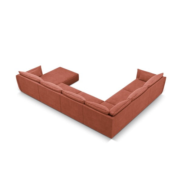 Piros sarokkanapé (bal oldali) Vanda – Mazzini Sofas-image-3