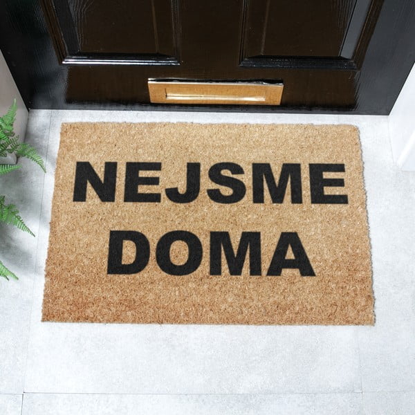 Kókuszrost lábtörlő 40x60 cm Nejsme Doma – Artsy Doormats-image-2