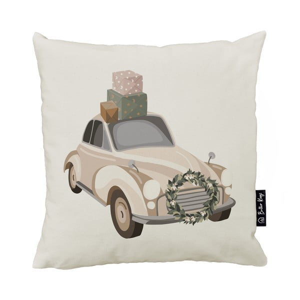 Párnahuzat karácsonyi mintával 45x45 cm Festive Car – Butter Kings