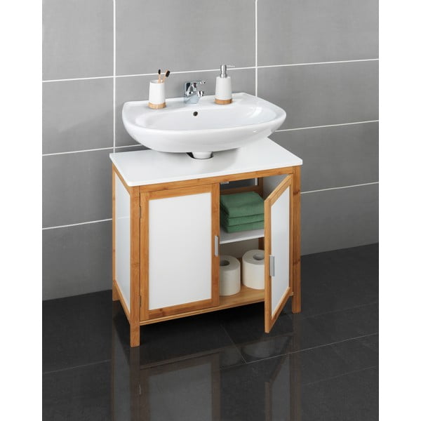 Finja bambusz fürdőszobai szekrény - Wenko-image-1