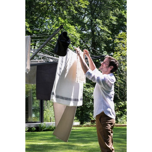 Antracitszürke kerti ruhaszárító 50 m Topspinner – Brabantia-image-4