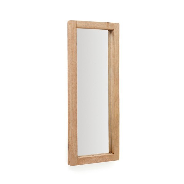 Fali tükör tömörfa kerettel 50x120 cm Maden – Kave Home