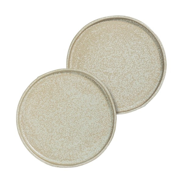 Bézs kő tányér készlet 2 db-os ø 20 cm Sand Grain – Mette Ditmer Denmark-image-2