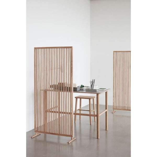 Natúr színű tölgyfa bárszék (ülésmagasság 52 cm) Folk – Hübsch-image-1