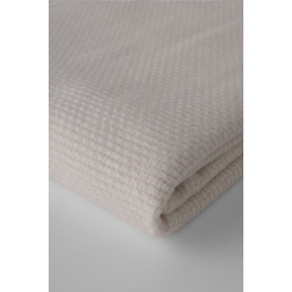 Zen krémszínű pamutkeverék pléd, 140 x 180 cm - Euromant-image-3