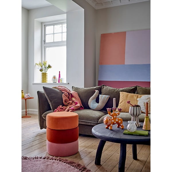 Bársony puff Bilbao – Bloomingville-image-1