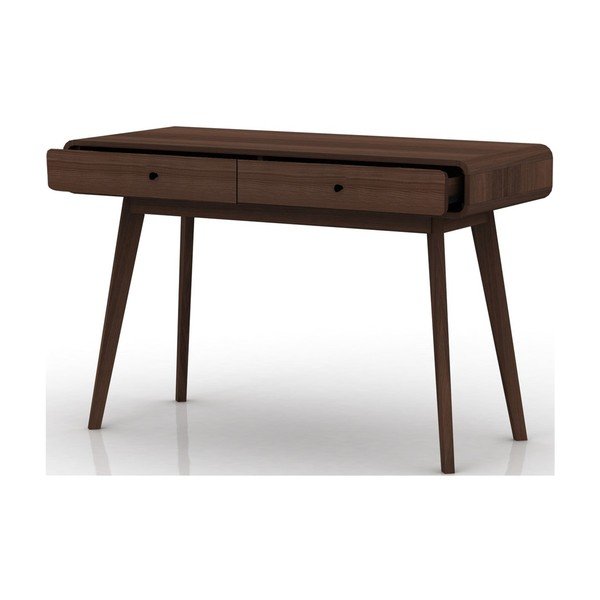 Íróasztal diófa dekorral 50x120 cm Cassie – Støraa-image-2