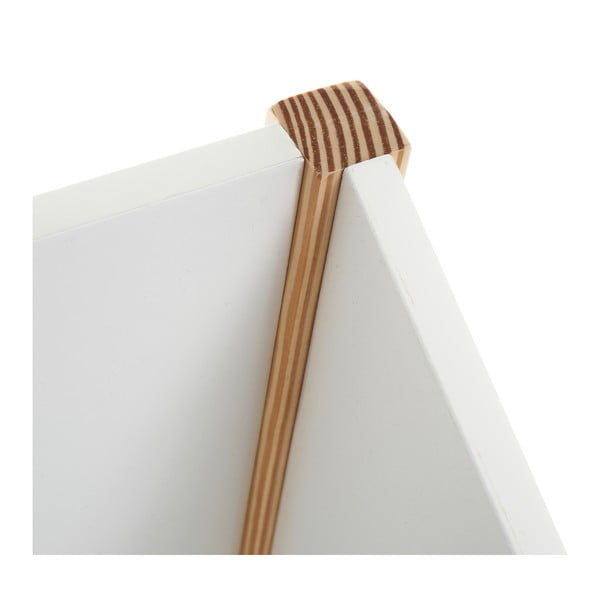 Fehér gyerek könyvespolc 63x42 cm – Casa Selección-image-2