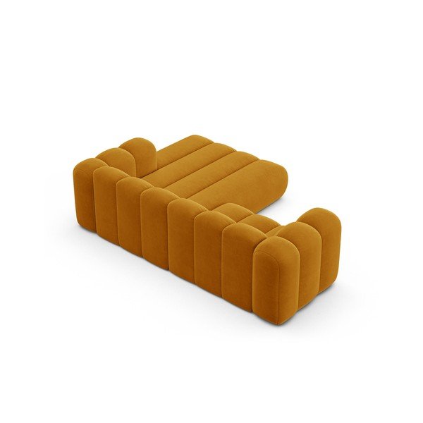 Sárga sarokkanapé (jobb oldali) Lupine – Micadoni Home-image-3